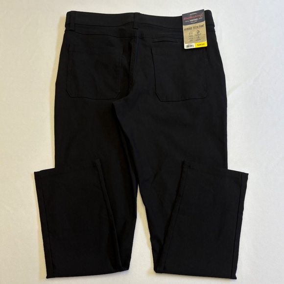 Weatherproof Vintage 32x32 Men's Hybrid Tech Pants, Black NWT - Picture 7 of 15